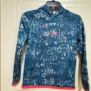 Under Armour Kids Sz M Blue Hoodie VGUC 😊😊
